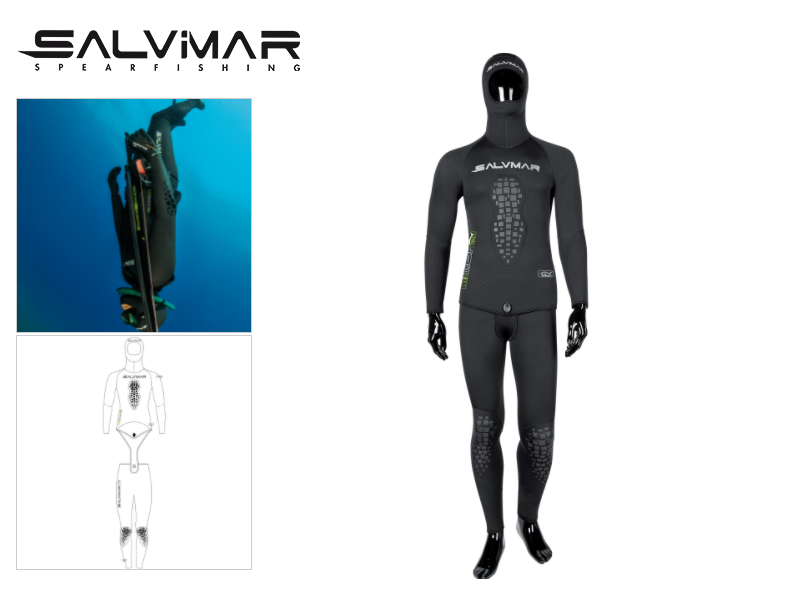 Salvimar Wet Drop Cell Wetsuit (Size: M, Thickness: 5.5mm)