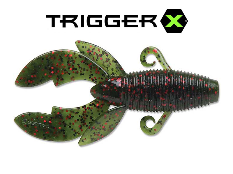 Trigger X Flappin' Bug (4”,Colour:Watermelon Red Flake)