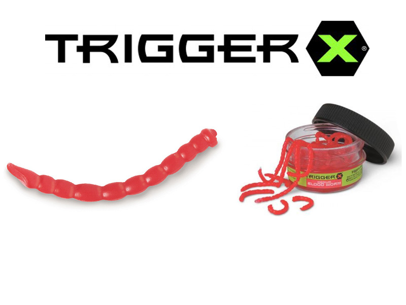 Trigger X Creature Baits Blood Worm Medium (17mm, 95 pcs)