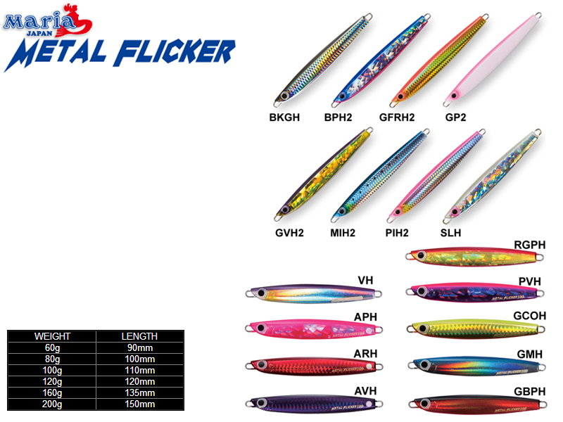 Maria Metal Flicker (80gr, 100mm, Colour: VH)