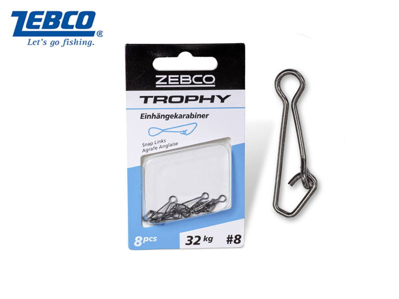Zebco Trophy Snap Links (Size: 10, Pack: 10pcs)