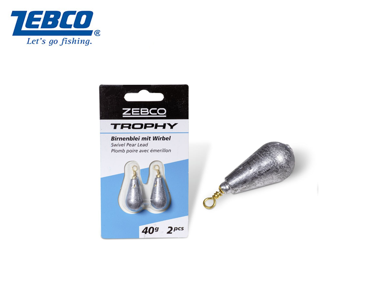 Zebco Trophy Swivel Pear Lead (Weight: 60gr, Pack: 1pc)