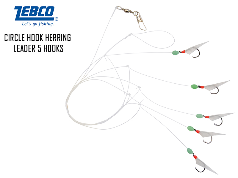 Zebco Circle Hook Herring Leader 5 hooks